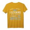Sorry I Wasn't Listening I Was Thinking About Fishing T-Shirt – Lustiges Fischerei Geschenk für Angler und Fischer