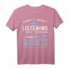 Sorry I Wasn't Listening I Was Thinking About Fishing T-Shirt – Lustiges Fischerei Geschenk für Angler und Fischer