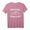 Geboren Zum Angeln Gezwungen Zur Arbeit Angler T-Shirt – Lustiges Geschenk für Fischer, Hobbyangler & Angelliebhaber zu Geburtstag, Weihnachten & Vatertag