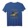 Hecht Angler Spruch T-Shirt - Zum Angeln geboren, zur Arbeit gezwungen - Vintage Design, perfektes Geschenk für Angler mit Humor