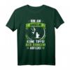 Bin am Angeln keine Tipps Bier bringen Abflug T-Shirt – Lustiges Fischer Spruch Geschenk für Angler zu Weihnachten & Geburtstag