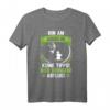 Bin am Angeln keine Tipps Bier bringen Abflug T-Shirt – Lustiges Fischer Spruch Geschenk für Angler zu Weihnachten & Geburtstag
