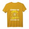 Geboren zum Angeln gezwungen zum Arbeiten - Angler T-Shirt als Geschenkidee für Fischer und Angler, perfekt für Geburtstag & Weihnachten