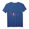 Herzschlag Angler T-Shirt – Perfektes Geschenk für Angler, Fischer & Naturfreunde zu Weihnachten, Männertag & Geburtstag