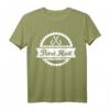 Petri Heil T-Shirt für Fischer und Angler – Glücksbringer für Erfolg beim Angeln, klassisch geschnitten mit Fischerhaken-Design