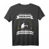 Ich brauche keine Therapie, ich muss nur Angeln gehen - Lustiges Hobby T-Shirt für Fischer & Angler, perfektes Geschenk für Angelbegeisterte