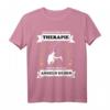 Ich brauche keine Therapie, ich muss nur Angeln gehen - Lustiges Hobby T-Shirt für Fischer & Angler, perfektes Geschenk für Angelbegeisterte
