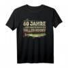 60 Jahre Geburtstag Angler T-Shirt mit Hecht Spruch – Lustiges Geschenk für Fischer, Papa, Opa & Onkel zum Jubiläum