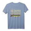 60 Jahre Geburtstag Angler T-Shirt mit Hecht Spruch – Lustiges Geschenk für Fischer, Papa, Opa & Onkel zum Jubiläum