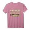 60 Jahre Geburtstag Angler T-Shirt mit Hecht Spruch – Lustiges Geschenk für Fischer, Papa, Opa & Onkel zum Jubiläum