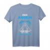 Geboren Zum Angeln Gezwungen Zum Arbeiten Männer Angler T-Shirt - Lustiges Geschenk für Hobby Fischer & Sportangler