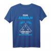 Geboren Zum Angeln Gezwungen Zum Arbeiten Männer Angler T-Shirt - Lustiges Geschenk für Hobby Fischer & Sportangler