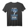 Ich wäre jetzt lieber beim Angeln T-Shirt – Lustiges Angelgeschenk für Vatertag, Angelurlaub & Fischer