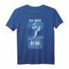Ich wäre jetzt lieber beim Angeln T-Shirt – Lustiges Angelgeschenk für Vatertag, Angelurlaub & Fischer
