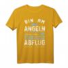Bin Am Angeln Keine Tipps Bier Bringen Abflug - Lustiges Fischer T-Shirt für Angler und Bierliebhaber als Geschenkidee