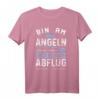 Bin Am Angeln Keine Tipps Bier Bringen Abflug - Lustiges Fischer T-Shirt für Angler und Bierliebhaber als Geschenkidee