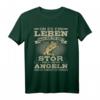 Herren Ob Es Ein Leben Nach Dem Tod Gibt Stör Mich Beim Angeln T-Shirt – Lustiges Angleroutfit für Papa & Freunde bei Angelausflügen