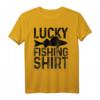 Zander Angeln Glücksbringer T-Shirt – Lustiges Angler Geschenk für Fischer & Angler Fans