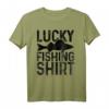 Zander Angeln Glücksbringer T-Shirt – Lustiges Angler Geschenk für Fischer & Angler Fans