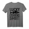 Zander Angeln Glücksbringer T-Shirt – Lustiges Angler Geschenk für Fischer & Angler Fans