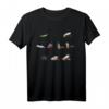 Fliegenfischen Fliegen Köder T-Shirt - Fisherman Gear, Perfektes Geschenk für Fischer und Naturliebhaber