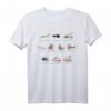 Fliegenfischen Fliegen Köder T-Shirt - Fisherman Gear, Perfektes Geschenk für Fischer und Naturliebhaber