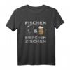 HapKoala Bier T-Shirt für Angler – Lustiges Fischer Design für entspannte Tage am Wasser mit Freunden