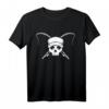 Angeln Totenkopf T-Shirt – Für Fischer und Angler, Wasserliebhaber, Hobbyfischer im See oder Meer