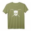 Angeln Totenkopf T-Shirt – Für Fischer und Angler, Wasserliebhaber, Hobbyfischer im See oder Meer