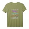 Damen Hobby T-Shirt Kaffee & Angeln - Lustiges Geschenk für Frauen & Freundinnen mit Spaß am Angeln und Kaffee