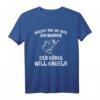 Reichet Mir Die Rute - Lustiges Fischer T-Shirt für Angler, Hobbyfischer & Angelliebhaber, Damen, Herren & Kinder