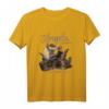Zum Angeln geboren zur Schule gezwungen Zander T-Shirt – Lustiges Fisch Motiv für echte Angler, klassisch geschnitten