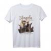 Zum Angeln geboren zur Schule gezwungen Zander T-Shirt – Lustiges Fisch Motiv für echte Angler, klassisch geschnitten
