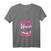 Damen Anglerin T-Shirt mit V-Ausschnitt – Perfektes Geschenk für Fischerinnen, Angelpartnerinnen & Angelfreundinnen