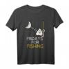Fridays for Fishing Parodie - Freiheit für Angeln Geschenk T-Shirt für Angler, Umweltbewusste & Protestierende