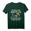 Angler & Fischer - Geboren Zum Angeln T-Shirt mit lustigem Spruch, Perfekt als Geschenk für passionierte Fischer und Angler