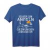 Angler & Fischer - Geboren Zum Angeln T-Shirt mit lustigem Spruch, Perfekt als Geschenk für passionierte Fischer und Angler