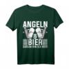 Bier Herrentag Geschenk für Angler - Angeln Motiv T-Shirt für Fischer, Männer & Frauen, perfekt für Weihnachten, Männertag & Geburtstag