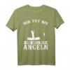 Lustiges Fischer T-Shirt mit Spruch 'Der Tut Nix Der Will Nur Angeln' – Perfektes Geschenk für Angler und Fischer