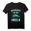 HapKoala T-Shirt für Angler - Mir reichts ich geh angeln Spruch, humorvolles Geschenk für Angelbegeisterte