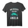 HapKoala T-Shirt für Angler - Mir reichts ich geh angeln Spruch, humorvolles Geschenk für Angelbegeisterte