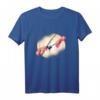 Fischen Shirt - Fischer Angeln Hobby Outdoor T-Shirt mit Michelangelo Design, Perfektes Geschenk für Angler, Fischer & Hobbyangler