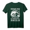 Reicht mir die Rute - Lustiges Angel T-Shirt für Männer und Frauen als Geschenk für Fischer, Hobby- und Sportfischer