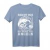 Reicht mir die Rute - Lustiges Angel T-Shirt für Männer und Frauen als Geschenk für Fischer, Hobby- und Sportfischer