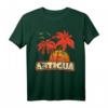 Antigua Sommerpalmen 80er Beach Sunset T-Shirt – Retro Tropisches Strand-Design für Sommer, Pool & Urlaub