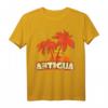 Antigua Sommerpalmen 80er Beach Sunset T-Shirt – Retro Tropisches Strand-Design für Sommer, Pool & Urlaub