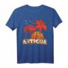 Antigua Sommerpalmen 80er Beach Sunset T-Shirt – Retro Tropisches Strand-Design für Sommer, Pool & Urlaub