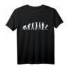 Evolution Grillen T-Shirt – Für BBQ- und Fleischliebhaber, klassisch geschnitten, doppelt genähter Saum