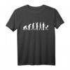 Evolution Grillen T-Shirt – Für BBQ- und Fleischliebhaber, klassisch geschnitten, doppelt genähter Saum