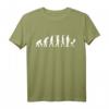Evolution Grillen T-Shirt – Für BBQ- und Fleischliebhaber, klassisch geschnitten, doppelt genähter Saum